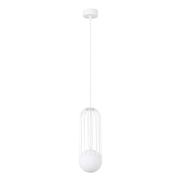 Luster na lanku BRINA 1xG9/8W/230V biela