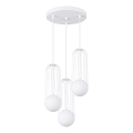 Luster na lanku BRINA 3xG9/8W/230V biela