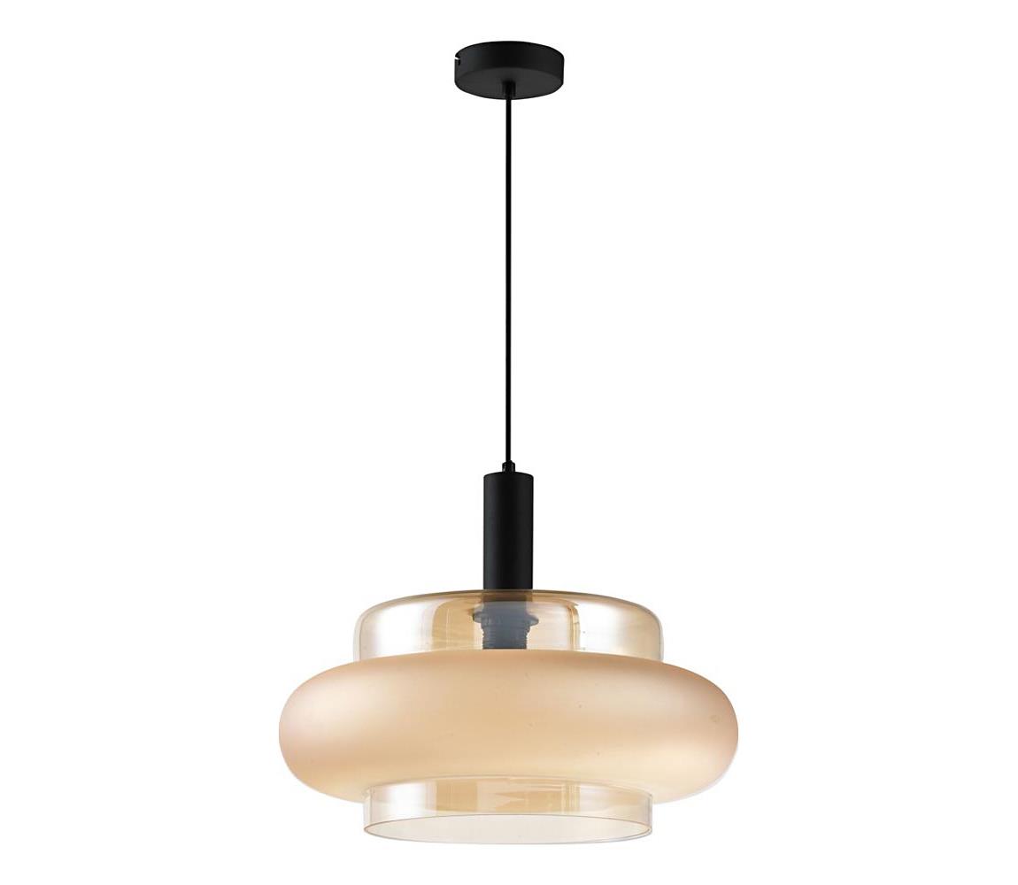 Luster na lanku BRIZI 1xE27/40W/230V béžová/dymová 31-51486
