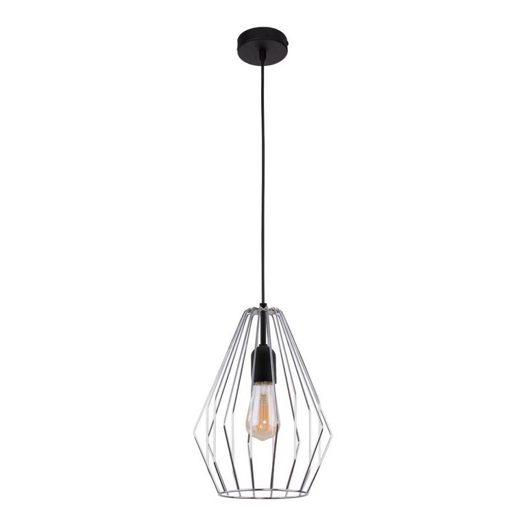 Luster na lanku BRYLANT 1xE27/60W/230V lesklý chróm