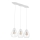 Luster na lanku BRYLANT 3xE27/60W/230V biely