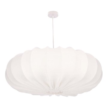 Luster na lanku CAFEE 1xE27/40W/230V pr. 66 cm biela