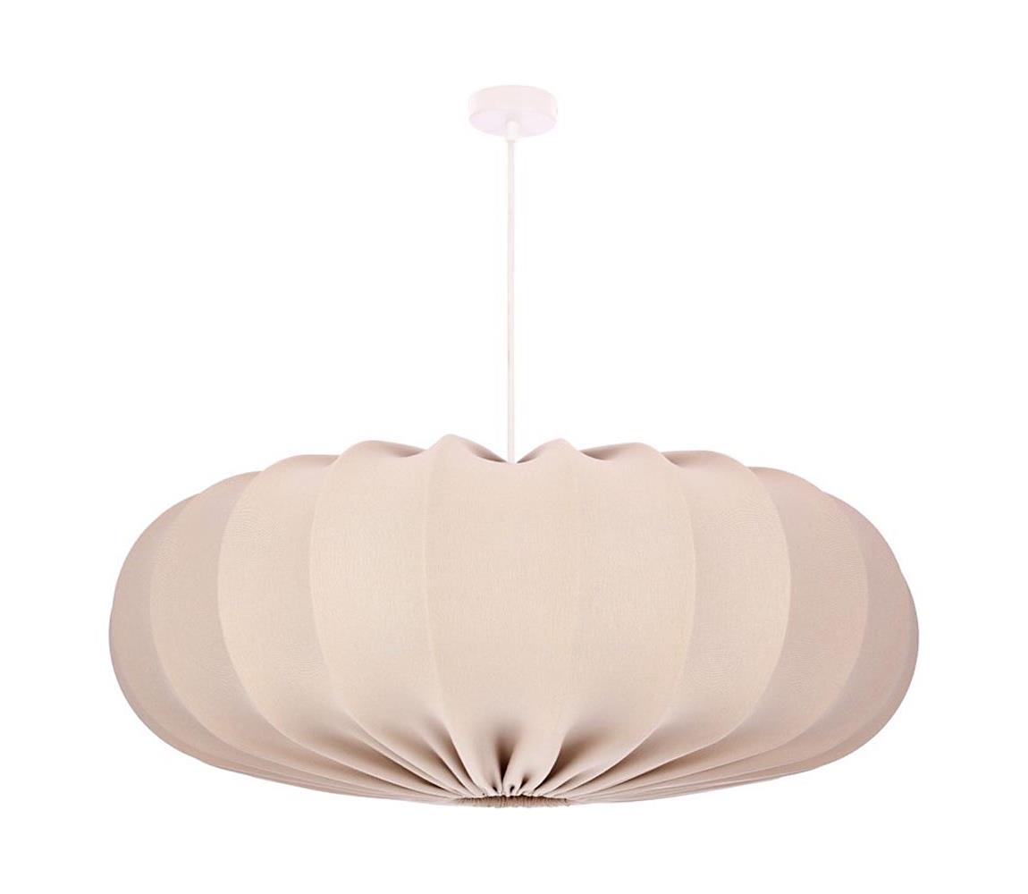 Luster na lanku CAFEE 1xE27/40W/230V priemer 66 cm béžový 31-39231