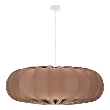 Luster na lanku CAFEE 1xE27/40W/230V priemer 66 cm hnedý