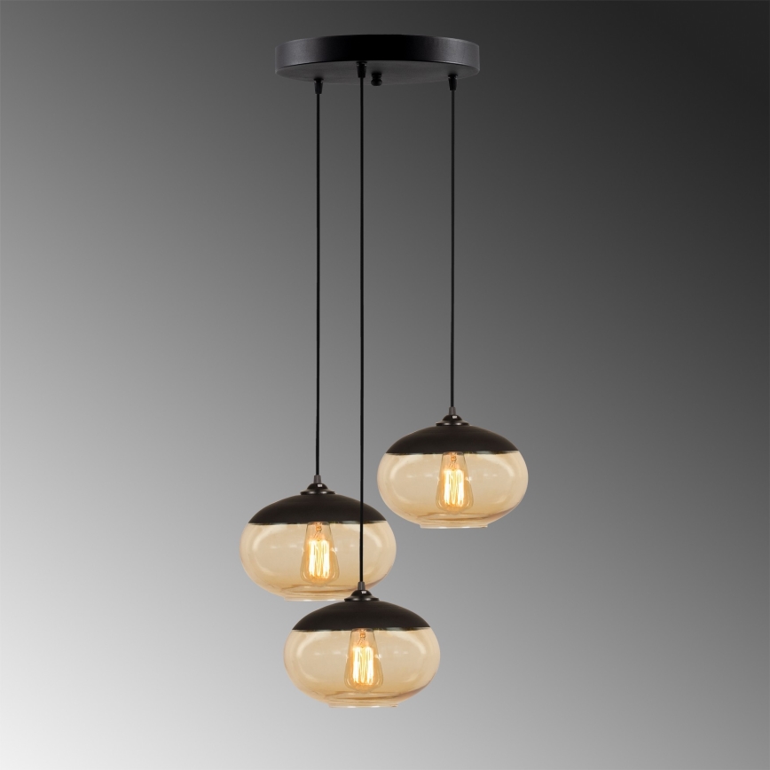 Luster na lanku CAMINI 3xE27/40W/230V
