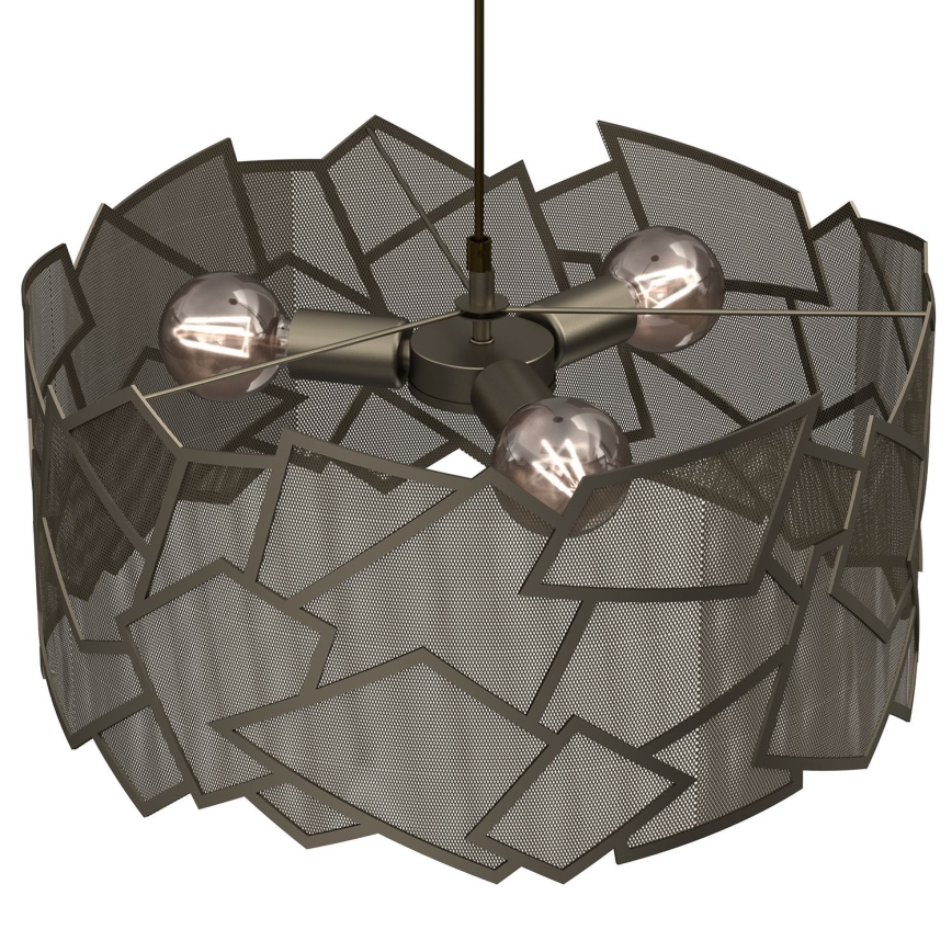 Luster na lanku CAMO 3xE27/15W/230V zlatá