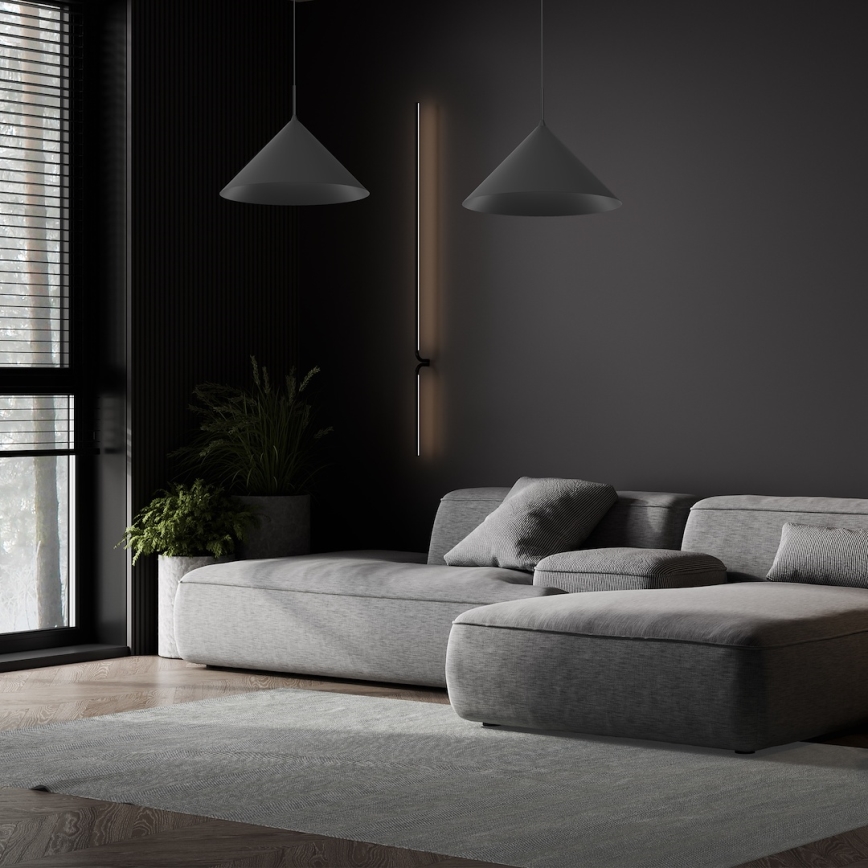 Luster na lanku CAPITAL 1xGX53/15W/230V pr. 46 cm čierna