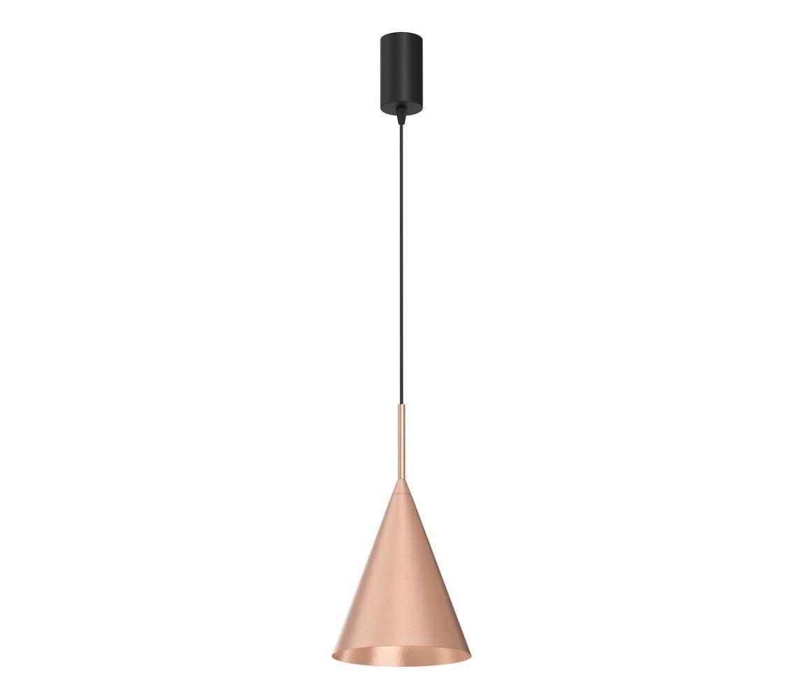 Luster na lanku CAPITAL 1xGX53/15W/230V, priemer 17 cm, ružové zlato MLP0966