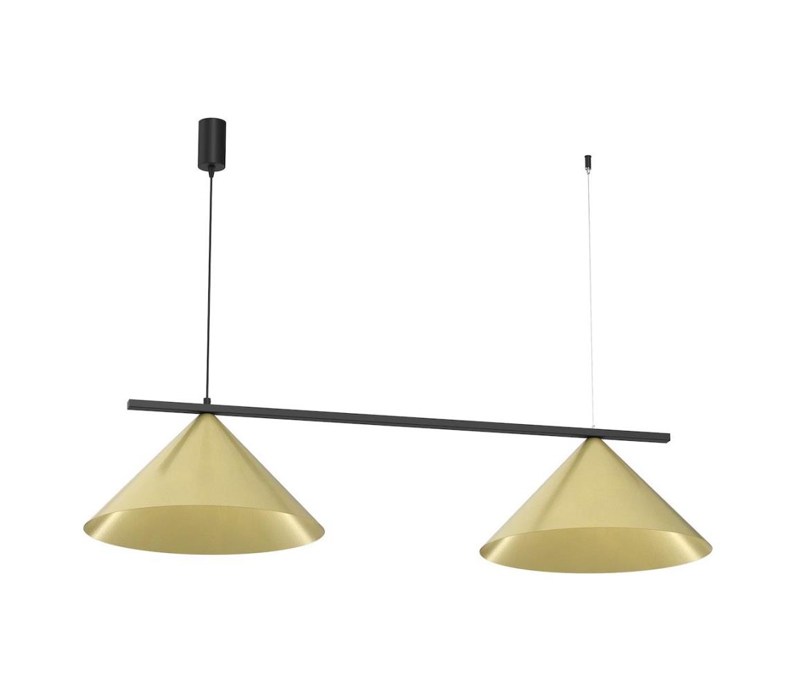Luster na lanku CAPITAL 2xGX53/15W/230V zlatý MLP0941
