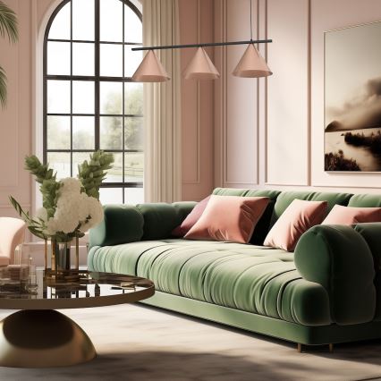 Luster na lanku CAPITAL 3xGX53/15W/230V medený