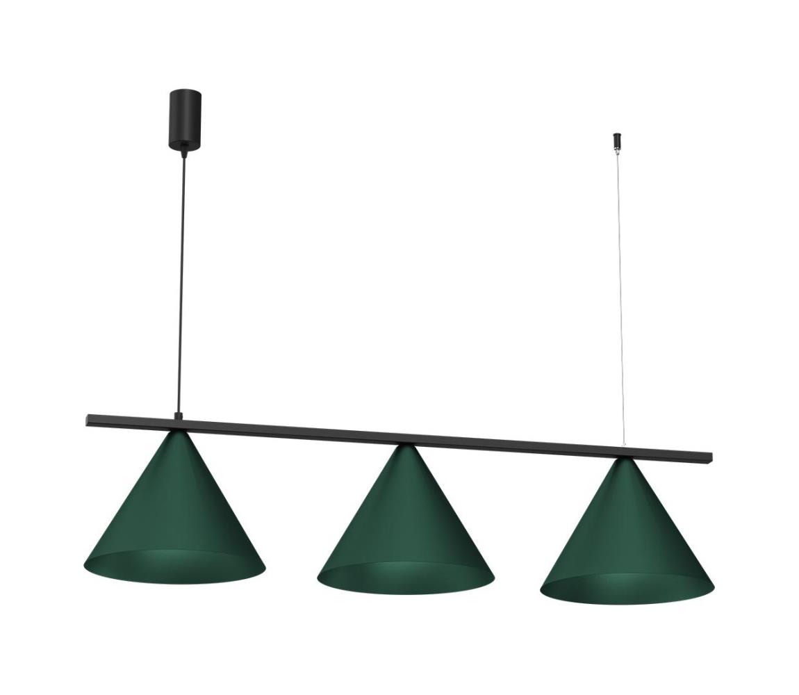 Luster na lanku CAPITAL 3xGX53/15W/230V zelený MLP1530