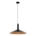 Luster na lanku CAPRI 1xE27/15W/230V pr. 50 cm čierna/medená