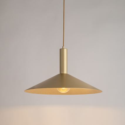 Luster na lanku CAPRI 1xE27/15W/230V pr. 50 cm zlatá