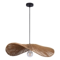 Luster na lanku CAPRI 1xE27/20W/230V pr. 60 cm bambus