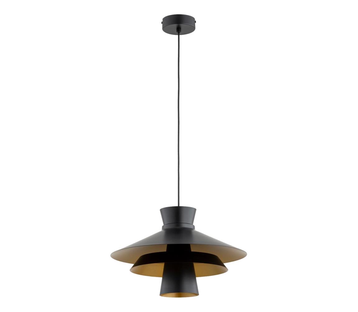 Luster na lanku CELESTE 1xE27/15W/230V čierna 61652