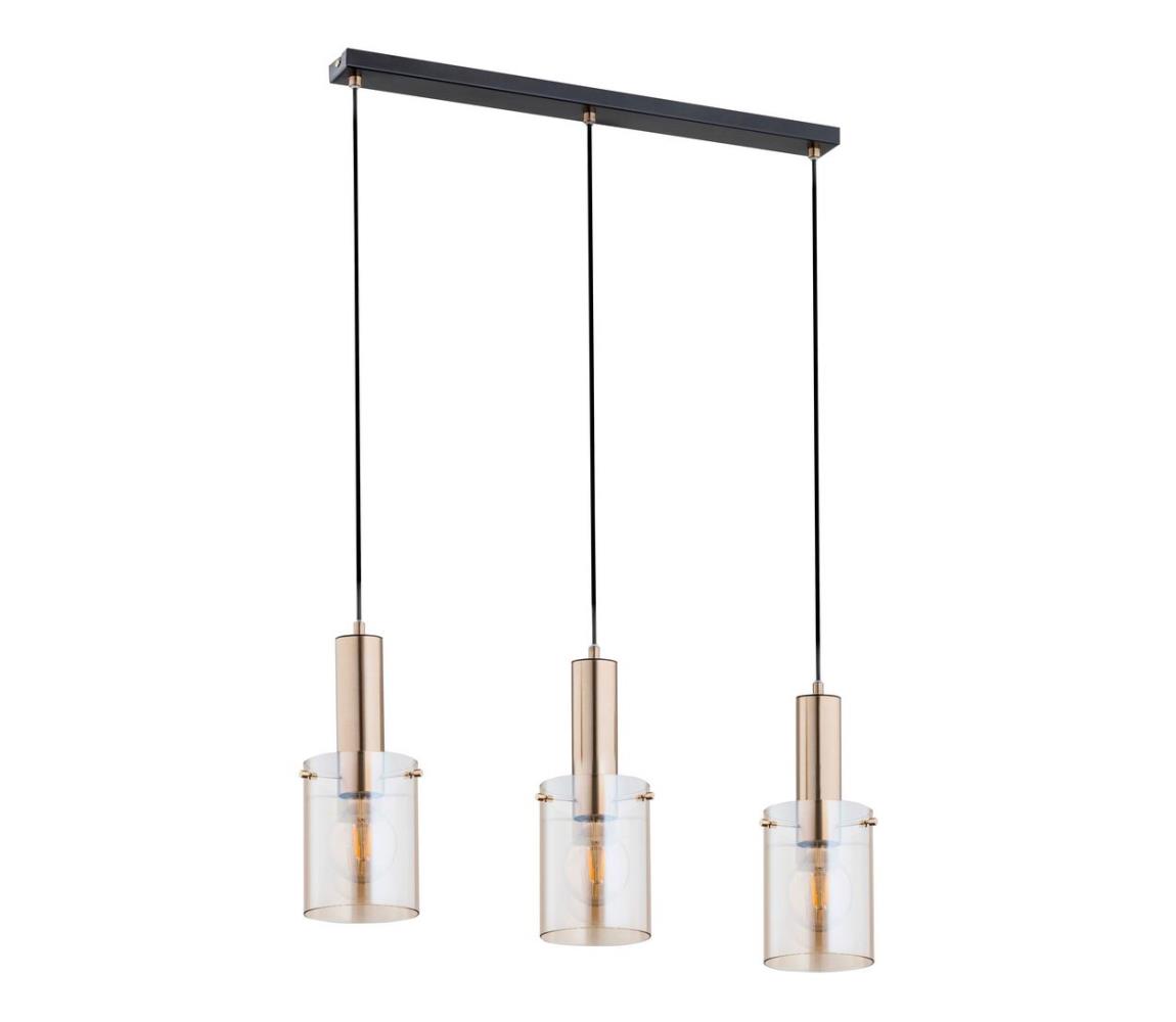 Luster na lanku CELIA 3xE27/60W/230V zlatá