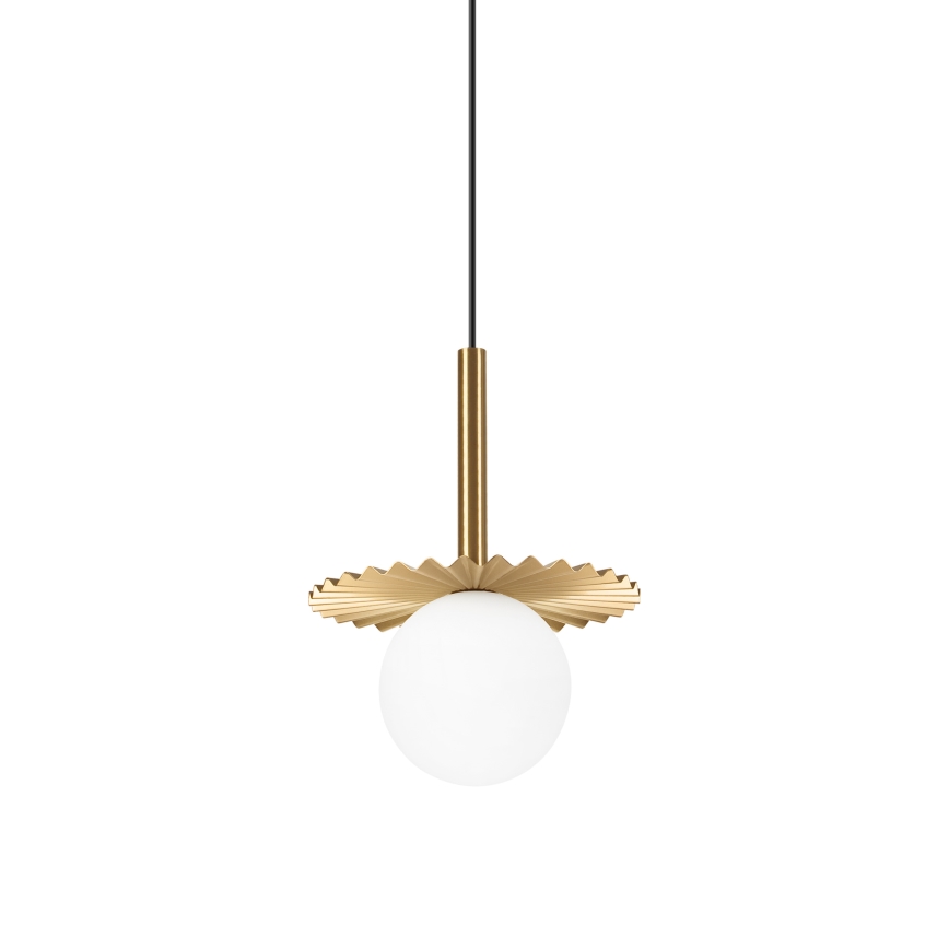 Luster na lanku CHITA 1xG9/5W/230V zlatý
