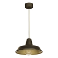 Luster na lanku CLASS 1xE27/15W/230V mosadz