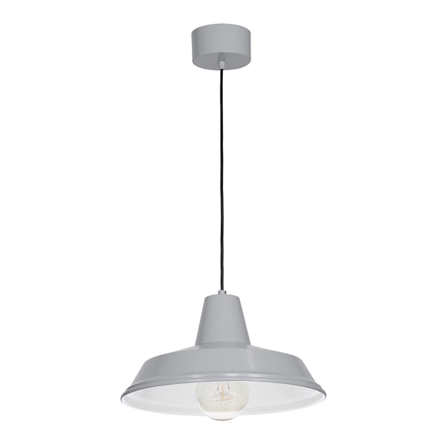 Luster na lanku CLASS 1xE27/15W/230V šedá
