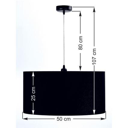 Luster na lanku CLASSIC 1xE27/60W/230V