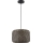 Luster na lanku CLEA 1xE27/20W/230V, priemer 30 cm, antracit