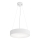 Luster na lanku CLEO 3xE27/24W/230V pr. 40 cm biela