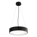 Luster na lanku CLEO 3xE27/24W/230V pr. 40 cm čierna