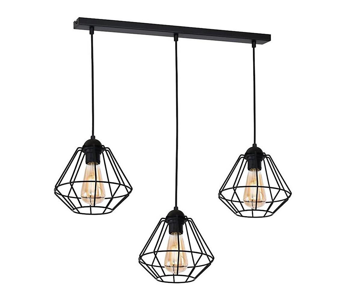 Luster na lanku COLIN 3xE27/60W/230V