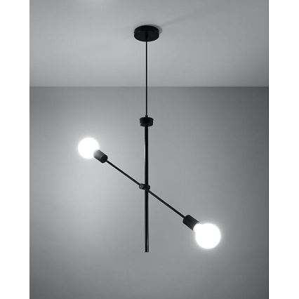 Luster na lanku CONCEPT 2xE27/60W/230V