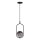 Luster na lanku CORDEL 1xG9/28W/230V čierna/dymová čierna