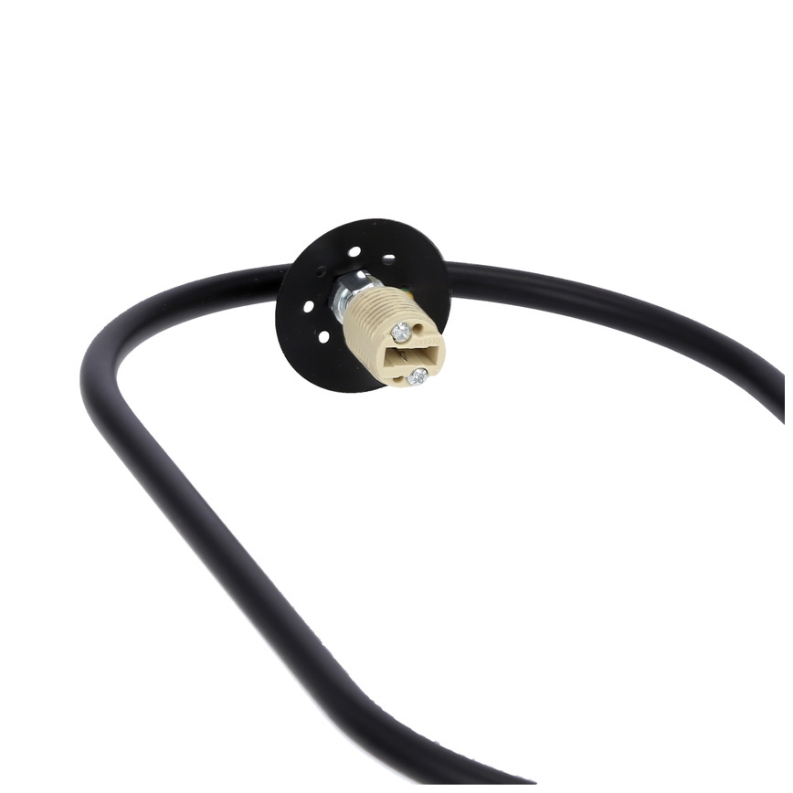 Luster na lanku CORDEL 1xG9/28W/230V čierna