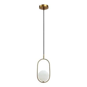 Luster na lanku CORDEL 1xG9/28W/230V zlatá