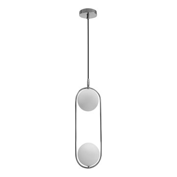 Luster na lanku CORDEL 2xG9/28W/230V lesklý chróm