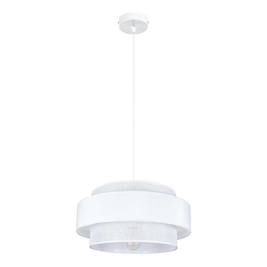 Luster na lanku CORSA 1xE27/60W/230V biela