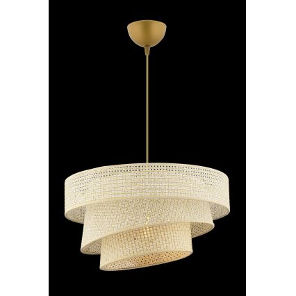 Luster na lanku COUPER 1xE27/60W/230V krémová