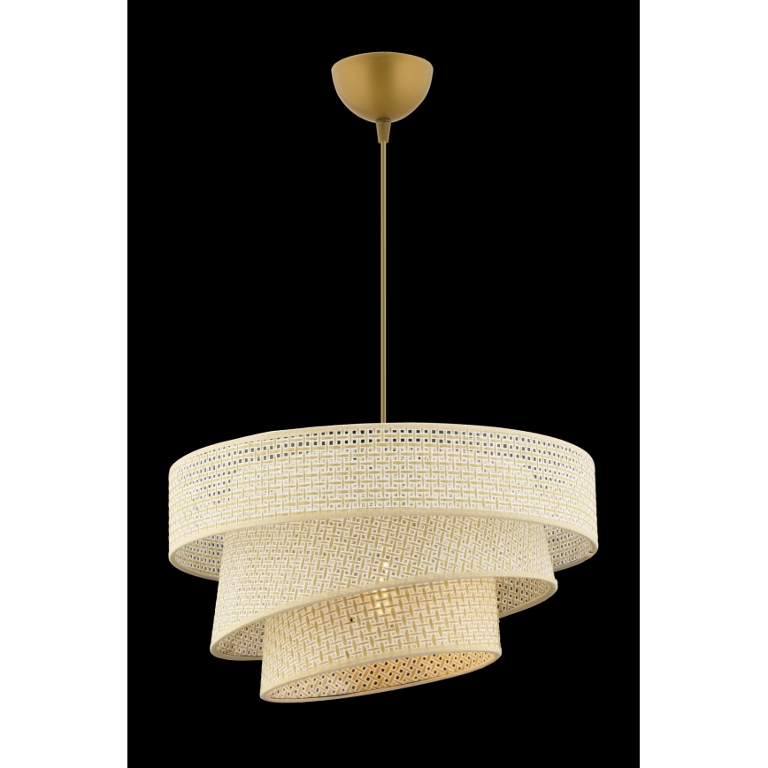 Luster na lanku COUPER 1xE27/60W/230V krémová