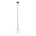 Luster na lanku DAISY 1xG9/12W/230V pr. 14 cm lesklý chróm/čierna/číra