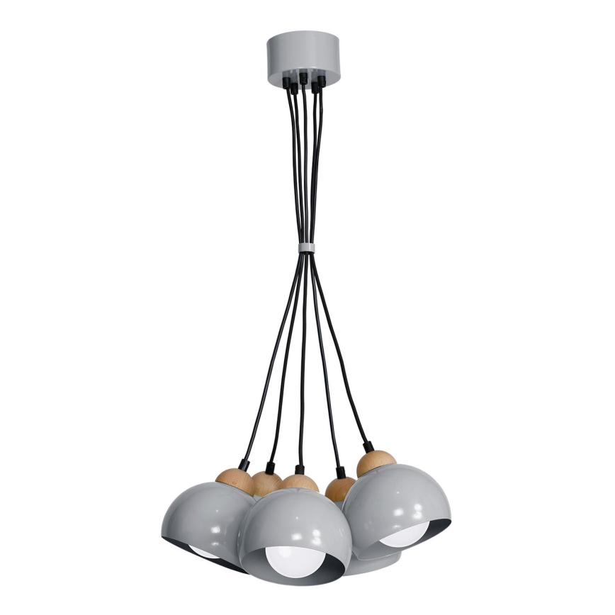 Luster na lanku DAMA 5xE27/60W/230V