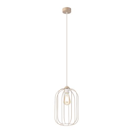 Luster na lanku DESTELLO 1xE27/15W/230V priemer 21 cm béžový