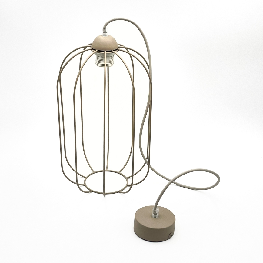Luster na lanku DESTELLO 1xE27/15W/230V priemer 21 cm béžový
