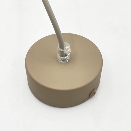 Luster na lanku DESTELLO 1xE27/15W/230V priemer 21 cm béžový