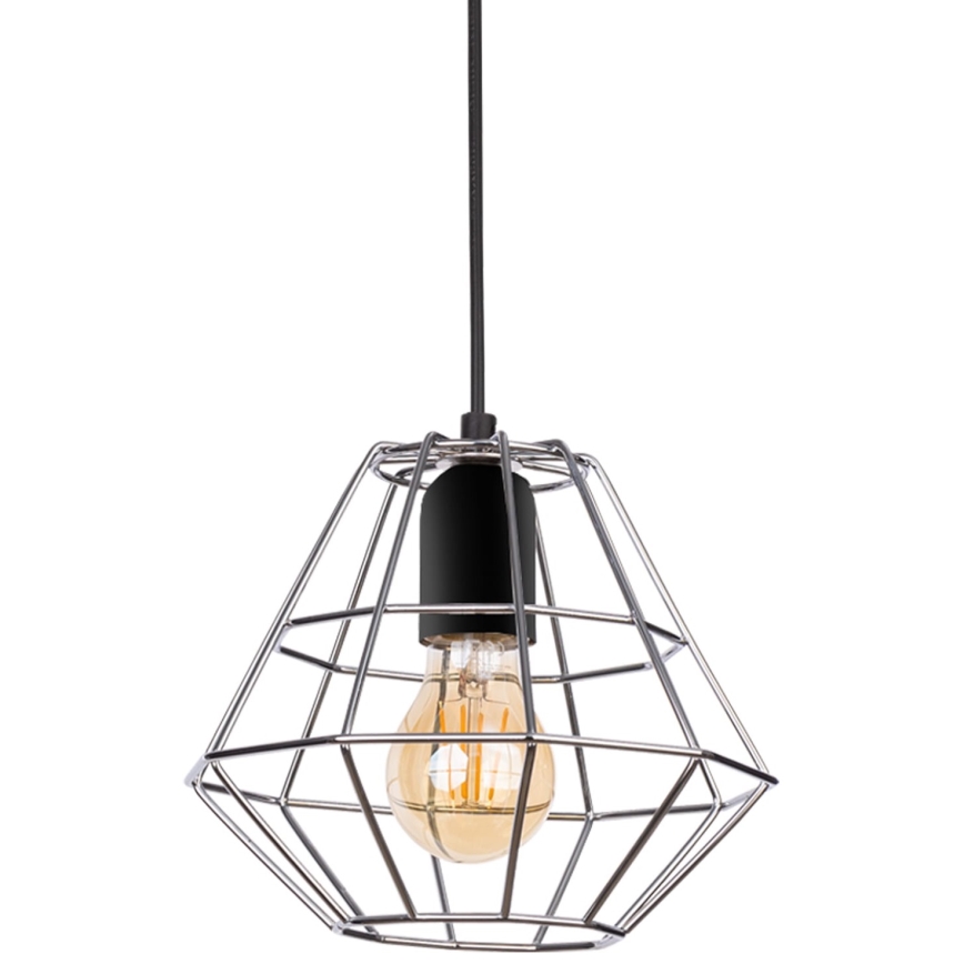Luster na lanku DIAMOND 1xE27/60W/230V