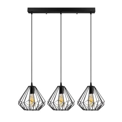 Luster na lanku DIAMOND 3xE27/100W/230V