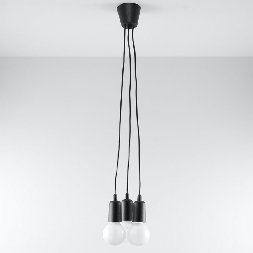 Luster na lanku DIEGO 3xE27/60W/230V