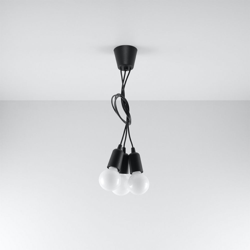 Luster na lanku DIEGO 3xE27/60W/230V