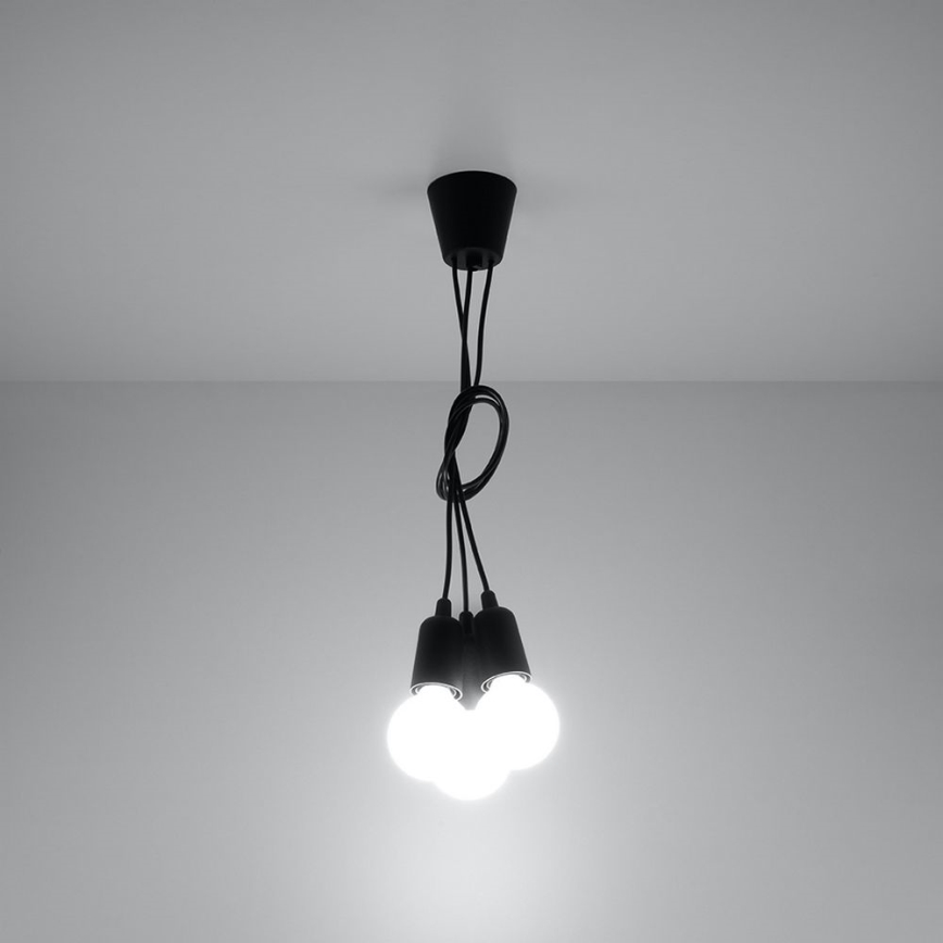 Luster na lanku DIEGO 3xE27/60W/230V