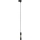 Luster na lanku do 1-fázového lištového systému TRACER 1xGU10/10W/230V čierna/zlatá
