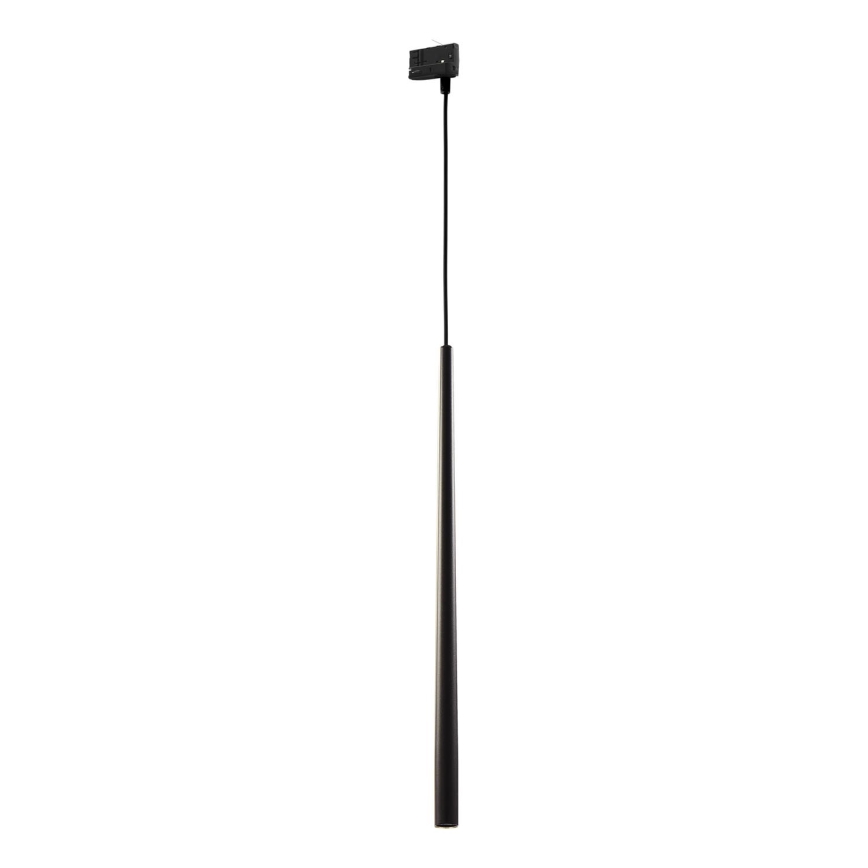 Luster na lanku do 3-fázového lištového systému PIANO 1xG9/8W/230V čierna