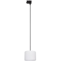 Luster na lanku do 3-fázového lištového systému TRACER 1xE27/15W/230V pr. 20 cm čierna/biela