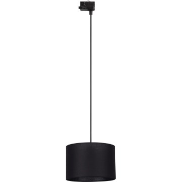 Luster na lanku do 3-fázového lištového systému TRACER 1xE27/15W/230V pr. 30 cm čierna